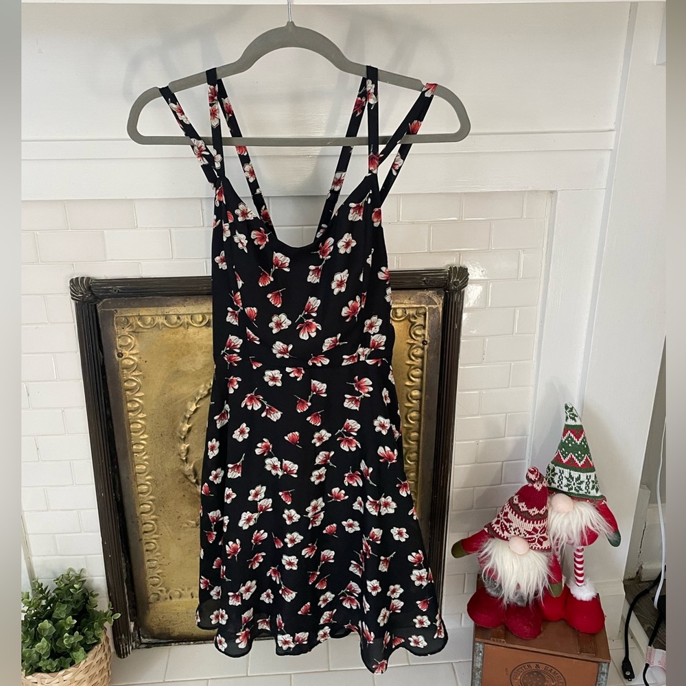 Cherry Blossom Sleeveless Dress, Women’s Medium